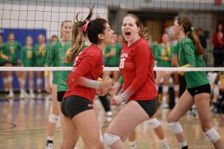 Layli Ostovar (left) and Emma Kingston helped Mater Dei to the state Division I title last fall.