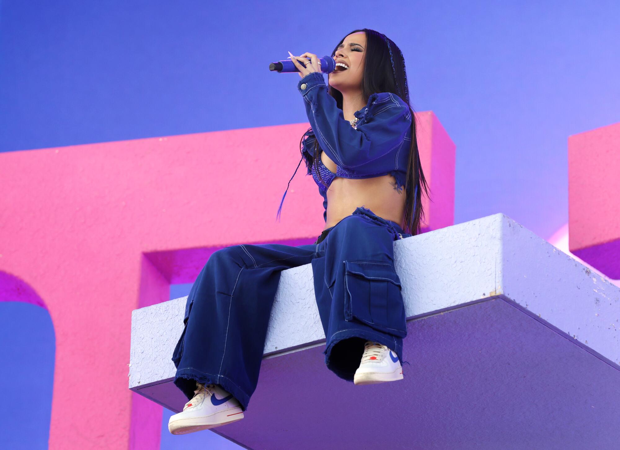 Becky G performs at Coachella