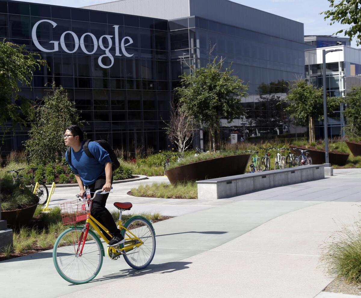 Companies like Google, based in Mountain View, Calif., are contributing to Silicon Valley's growth.
