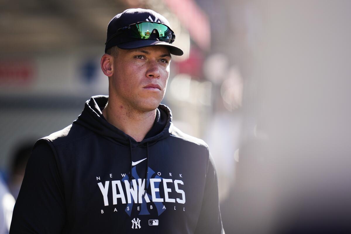 Aaron Judge is in Tampa playing simulated games. The Yankees don't rule out  a return this weekend - The San Diego Union-Tribune