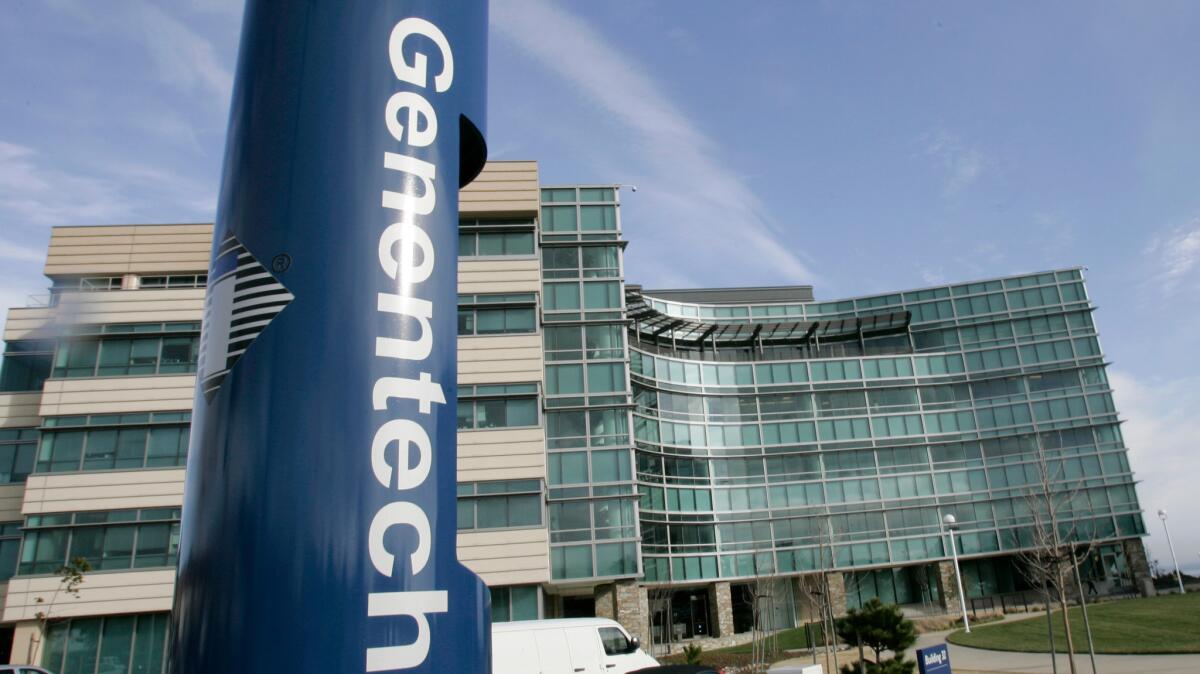 Genentech's headquarters in South San Francisco.