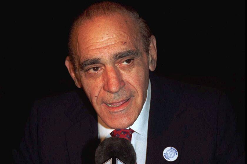 Actor Abe Vigoda, shown in 1995, died Tuesday in New Jersey.