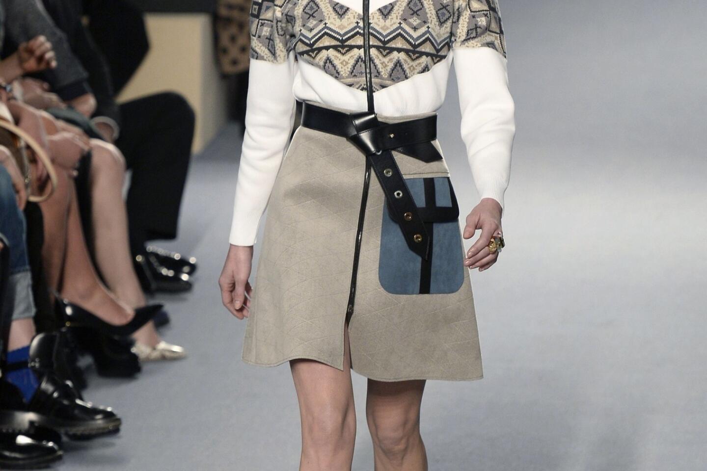 Louis Vuitton Oversized Belt Utility Dress