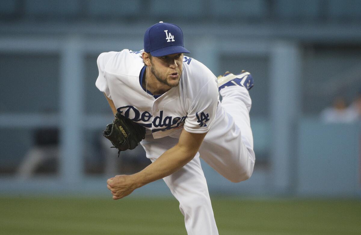 Dodgers starting pitcher Clayton Kershaw gave up three runs in six innings against the Rockies on Friday night.