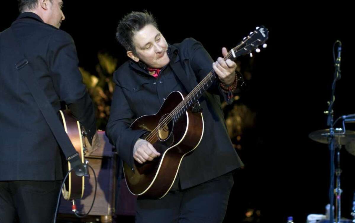 Singer k.d. lang performing at the Stagecoach Festival in 2011.