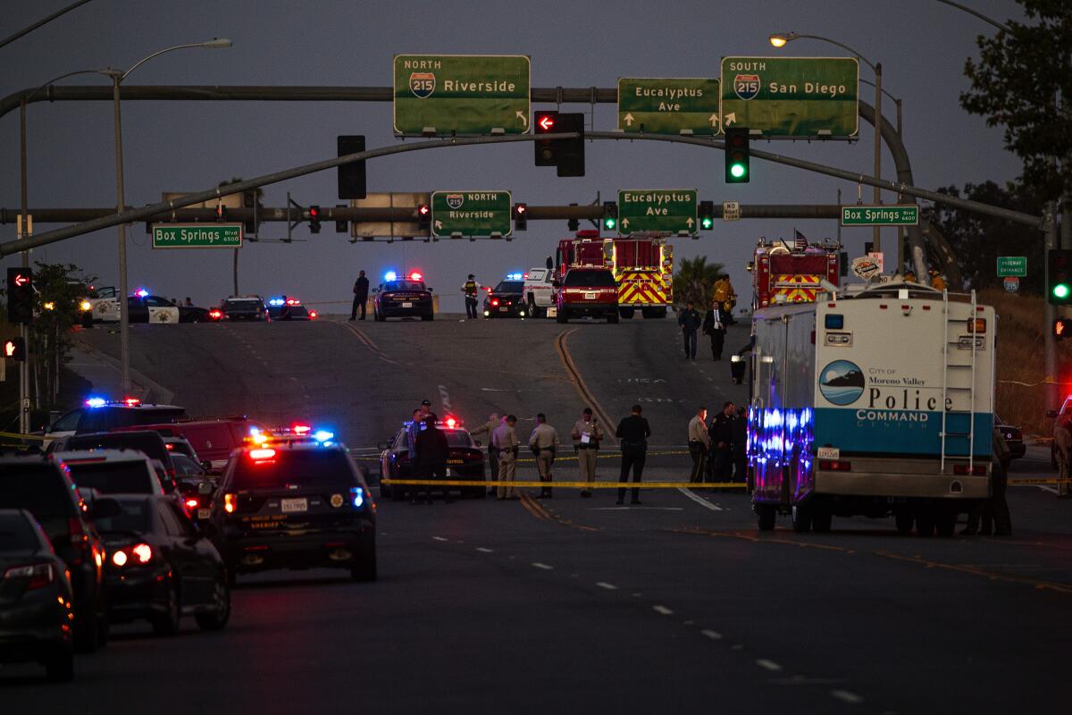 Riverside freeway shooting