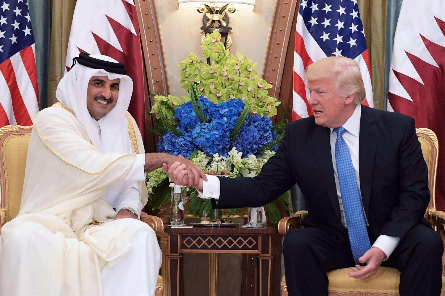 Donald Trump, Tamim Bin Hamad Al-Thani