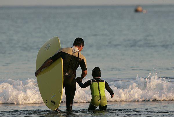 Surfing lesson