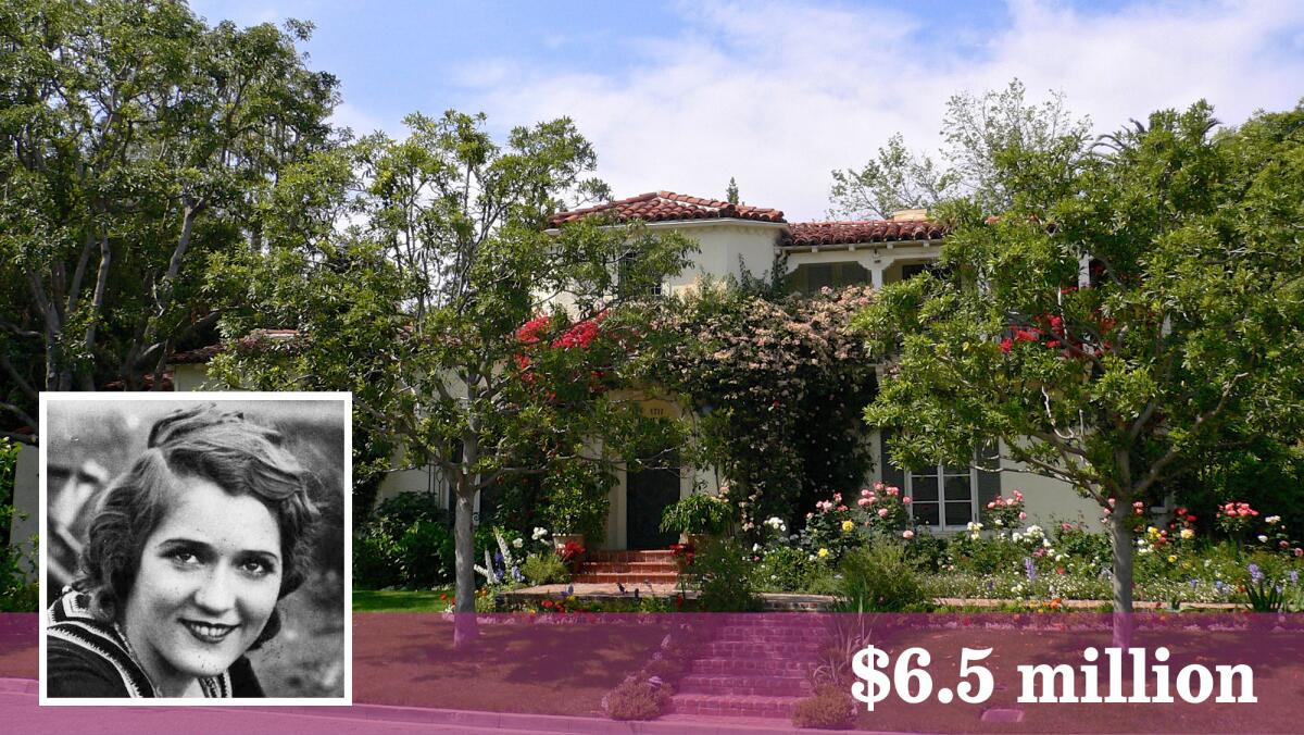 The Beverly Hills home that actress Mary Pickford purchased for her mother was built in 1929.
