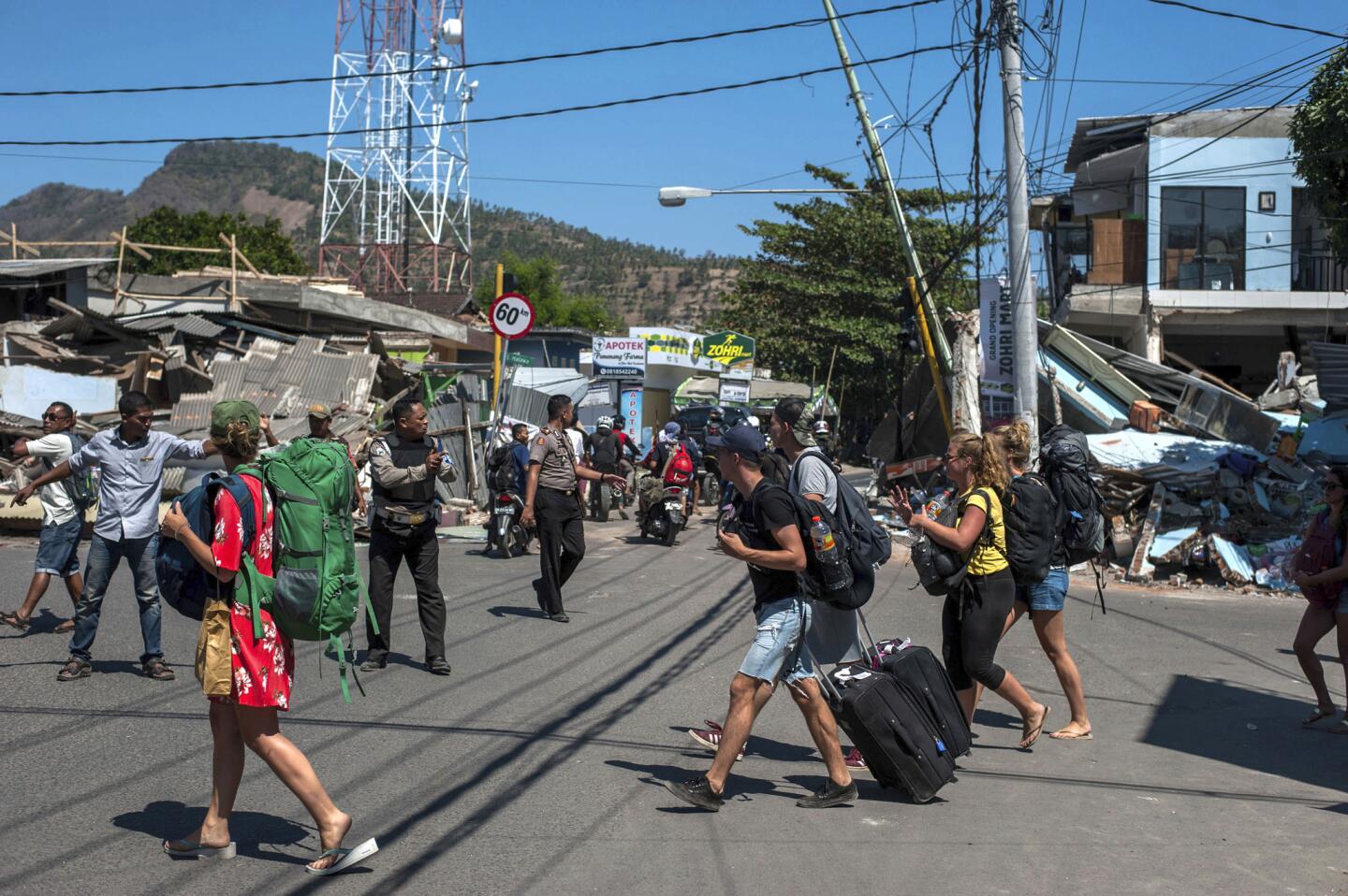 Earthquake hits Indonesian tourist island of Lombok