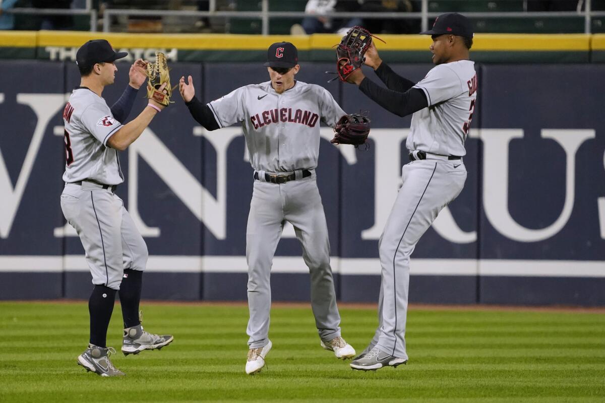 Oscar Gonzalez hits home run in Guardians' win over Padres