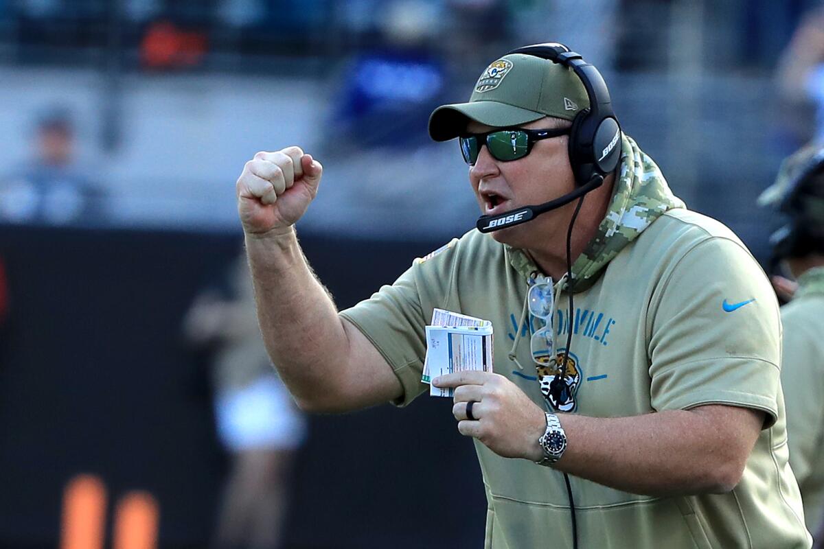 Doug Marrone will be back as coach of the Jacksonville Jaguars despite consecutive losing seasons.