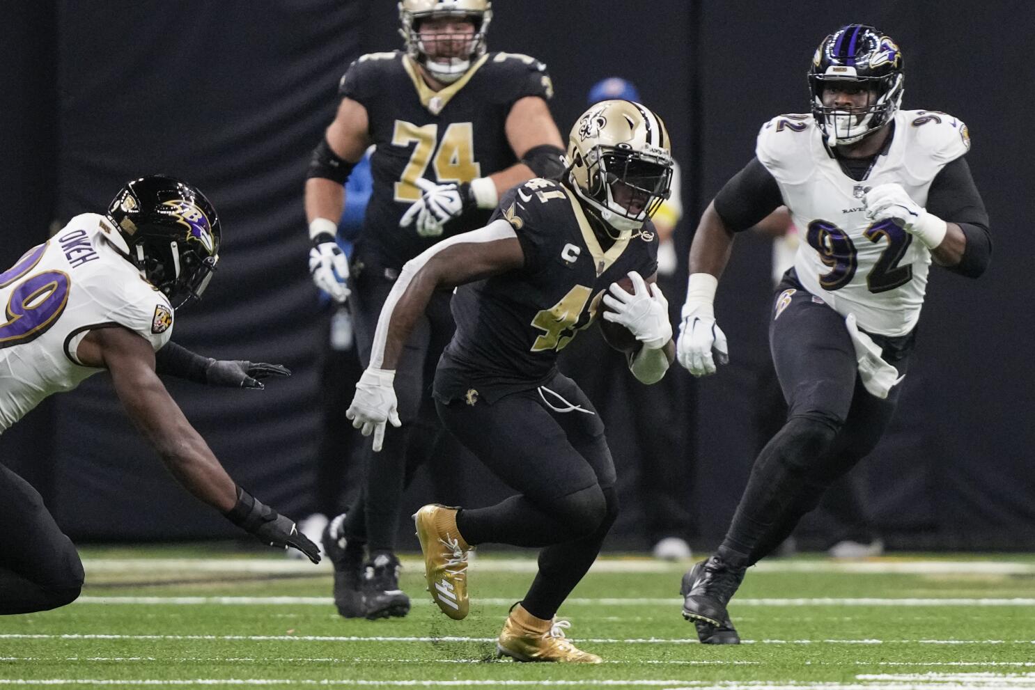 NFL reportedly suspends Saints running back Alvin Kamara for 3 games