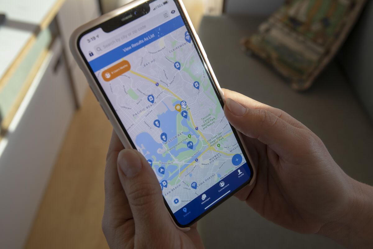 The app connects travelers with free camping spots and with the not-so-well-known visiting locations.