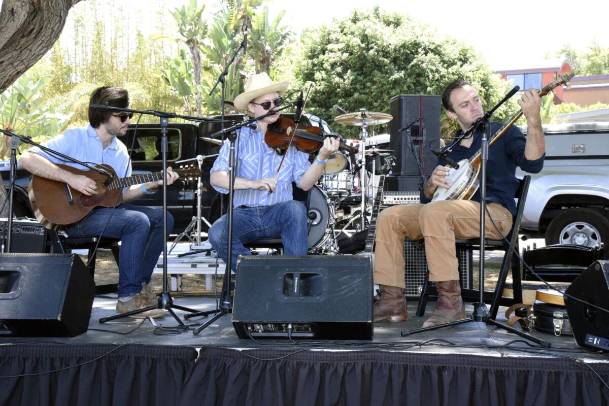 Colonel Clinton Davis String Band performing at last year's Leucadia Summer Fun on the 101 music festival.