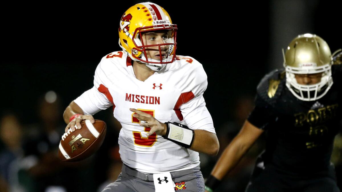 Quarterback Joey Yellen and fourth-ranked Mission Viejo remained undefeated.