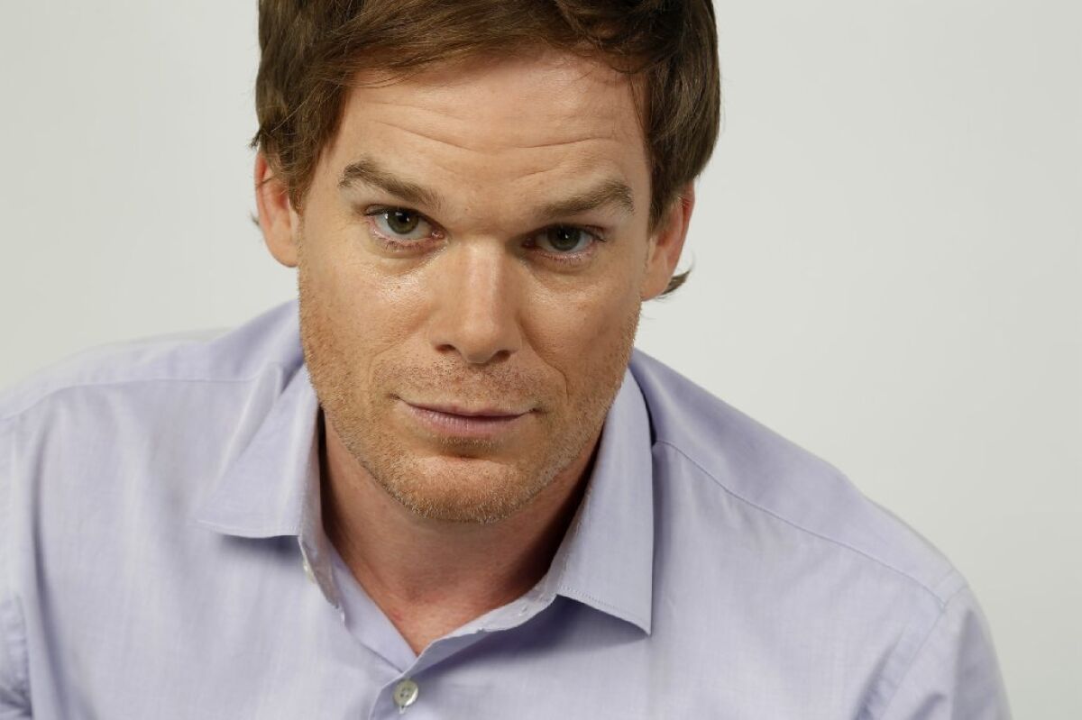 Actor Michael C. Hall, who stars on the series "Dexter," which is ending its run after eight seasons.