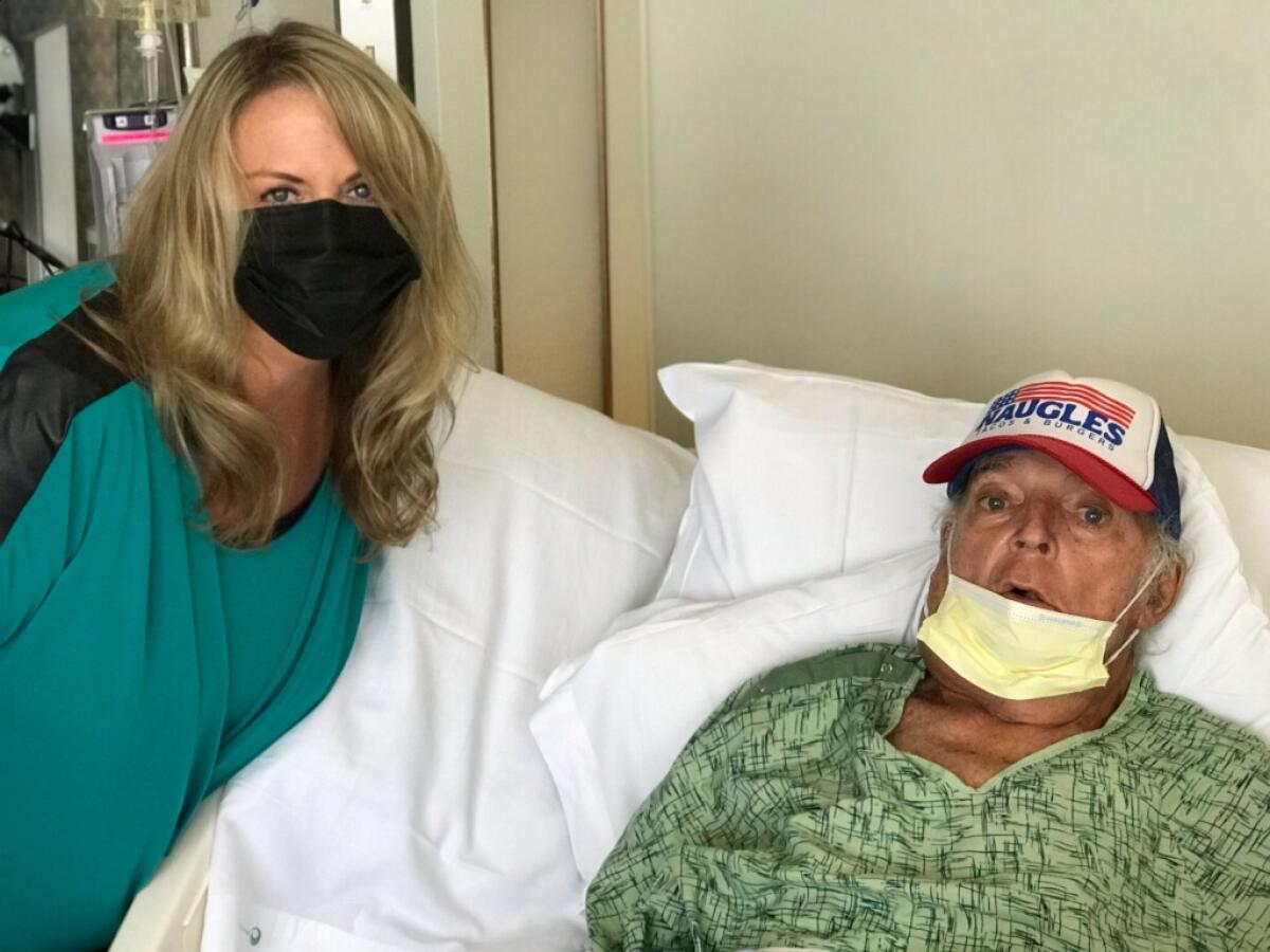 Kim Rockwell met Les while he was living out of his car in a McDonald's parking lot.