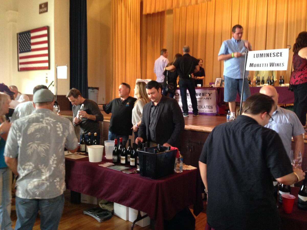 The scene at the second annual Garagiste Festival: Southern Exposure at Veterans Hall in Solvang.