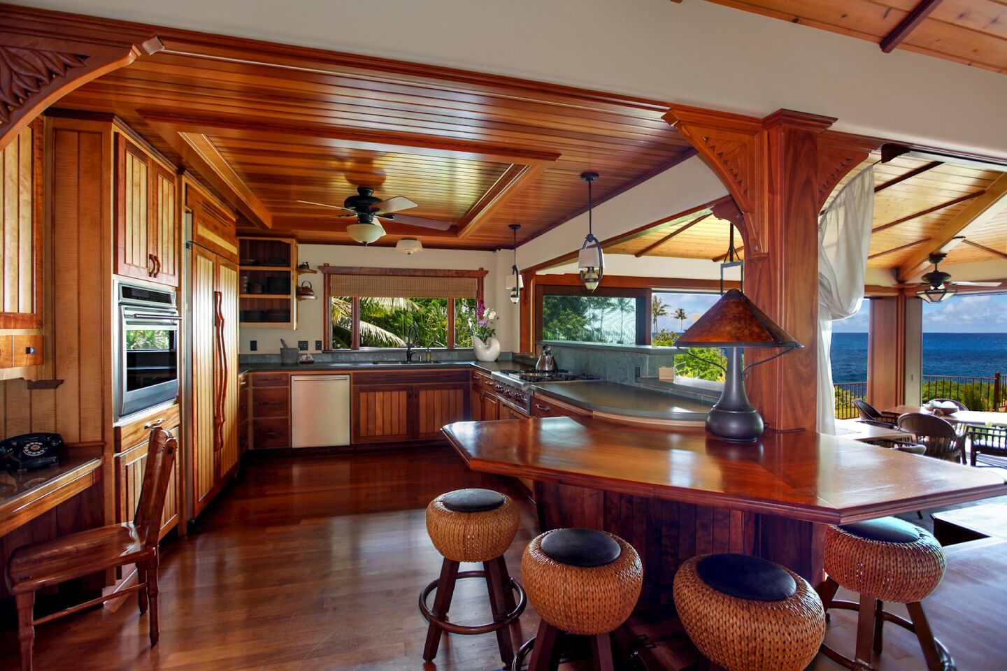 The kitchen.