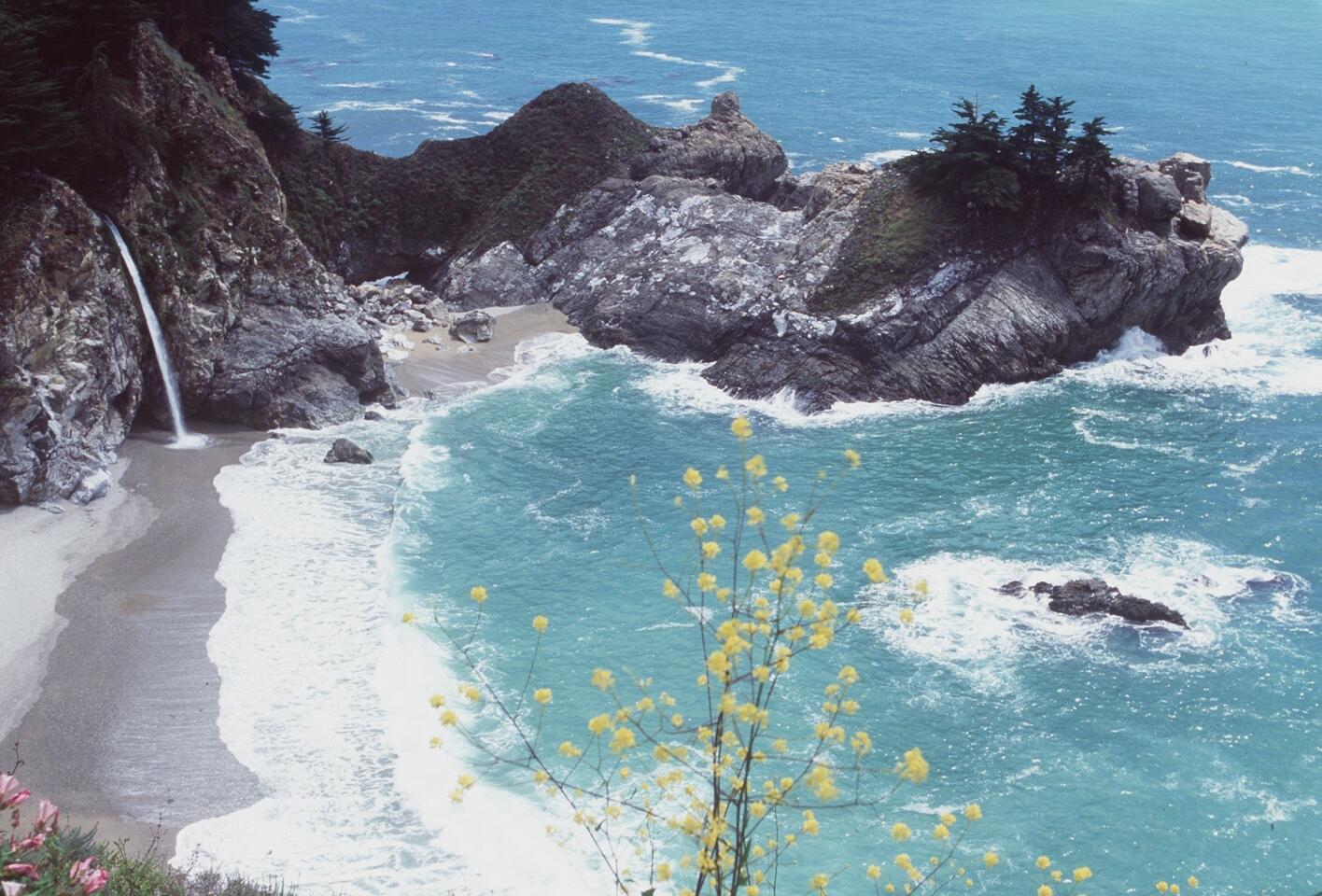 McWay Falls at Big Sur's Julia Pfeiffer Burns State Park.