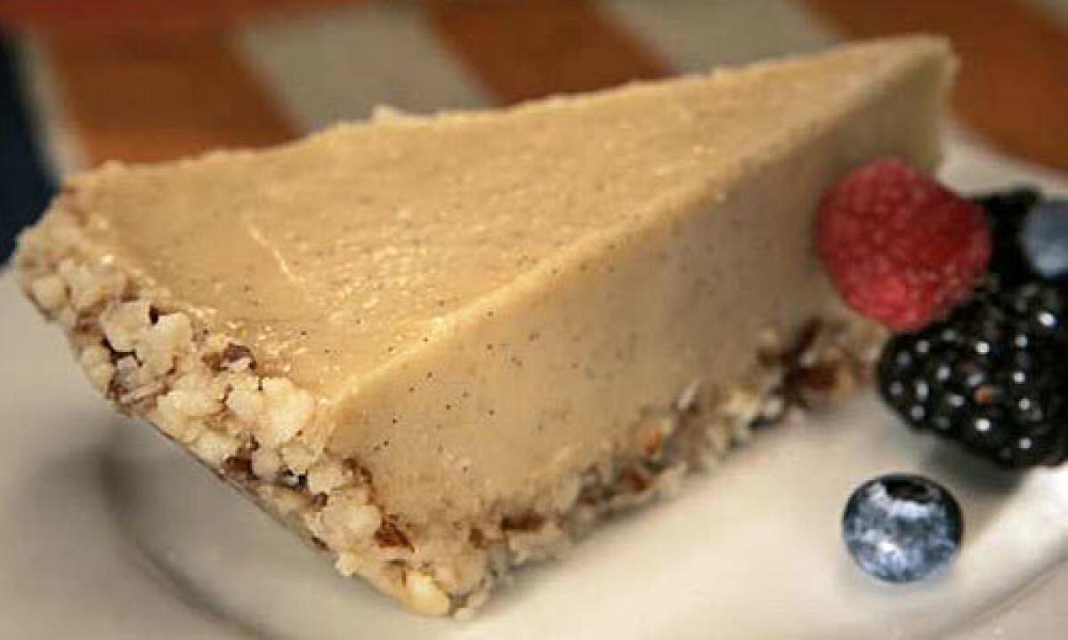 Crops and Rawbers' Pleasey Cheesecake.