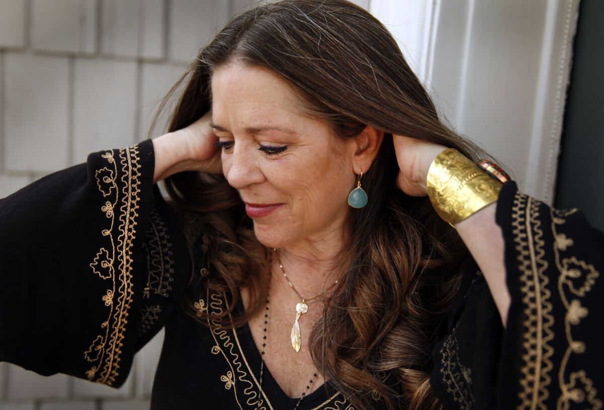 Country singer-songwriter Carlene Carter, daughter of June Carter, who has a new album, "Carter Girl," exploring her heritage as a third-generation member of country's revered Carter Family, in West Hollywood on Feb. 12, 2014.