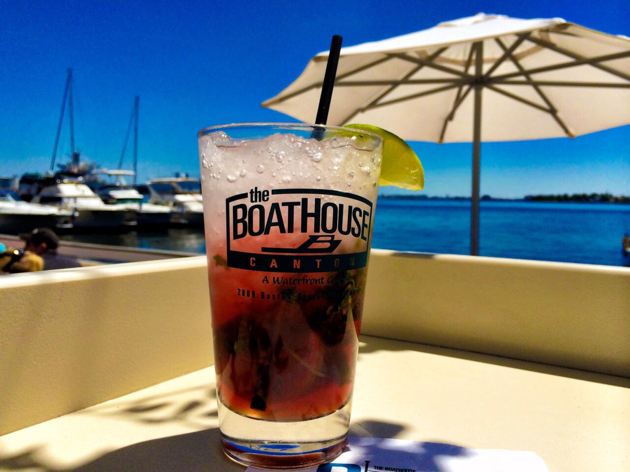 The Cranberry Ginger Crush, the Boathouse Canton