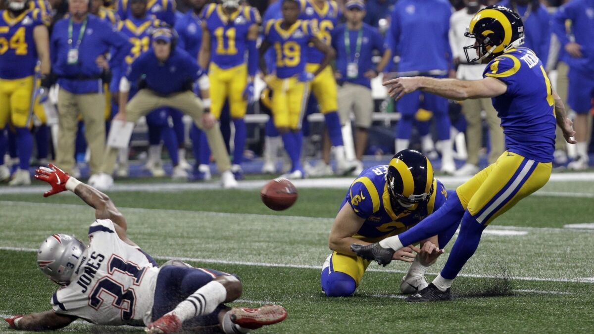 Super Bowl 2019 Recap Patriots Score Late Touchdown To Defeat Rams 13 3 Los Angeles Times