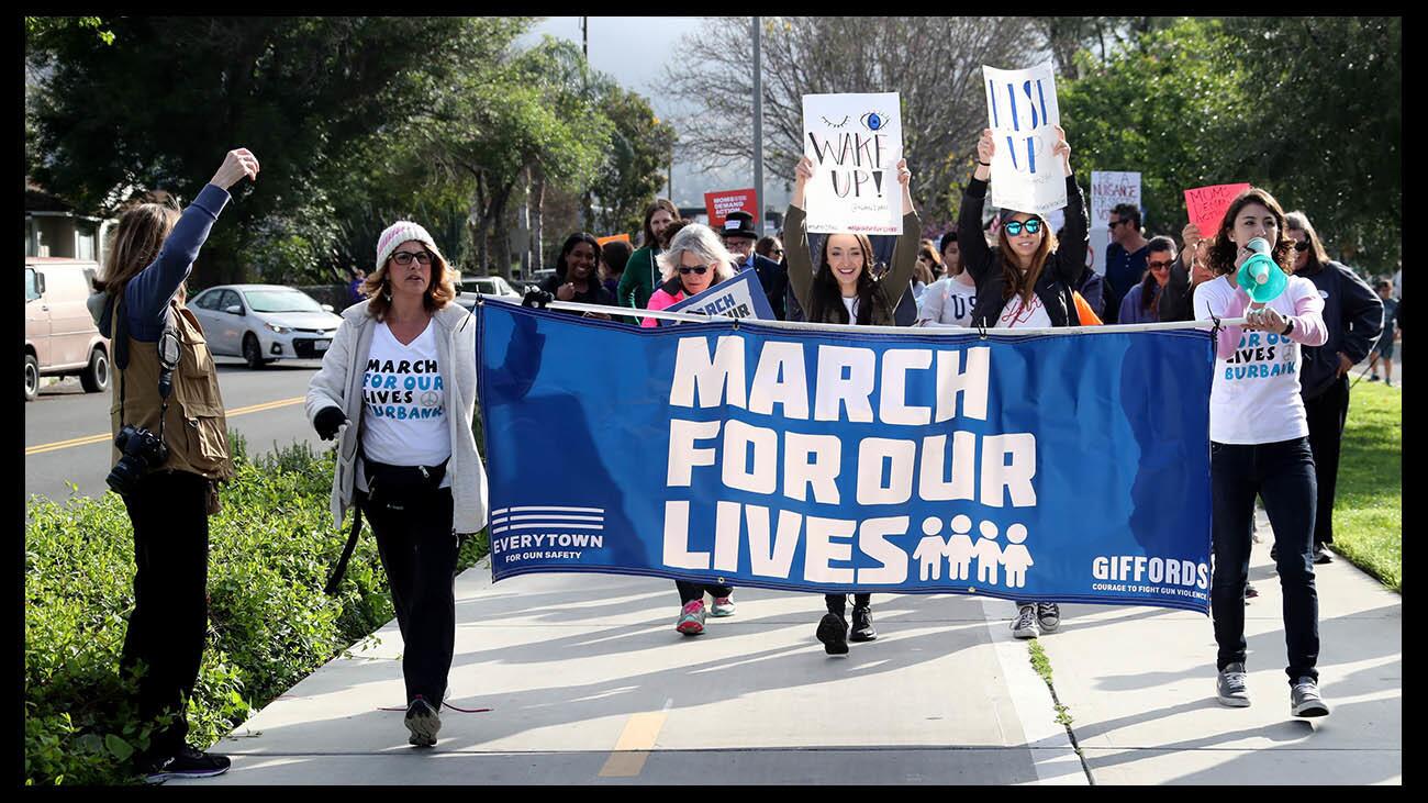 Photo Gallery: Locals participate in March For Our Lives rally in Burbank
