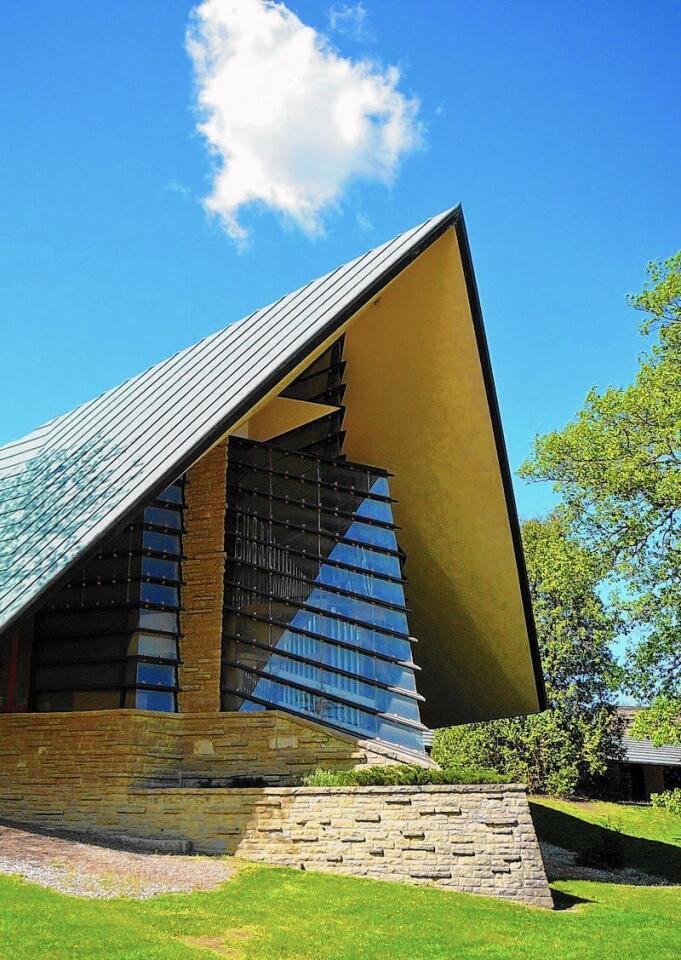Frank Lloyd Wright designed the First Unitarian Society Meeting House in Madison and was a member of the congregation.