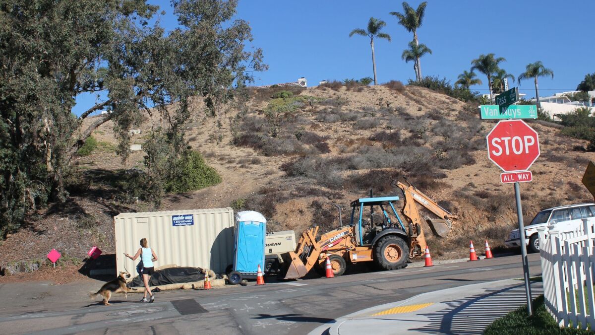 A request to vacate a portion of Cass Street at Van Nuys Street was denied by the La Jolla Community Planning Association.