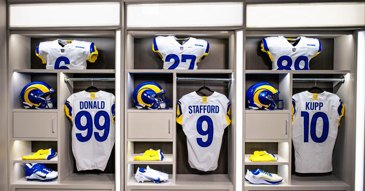 Rams release new uniforms, recalling their L.A. roots - Los Angeles Times