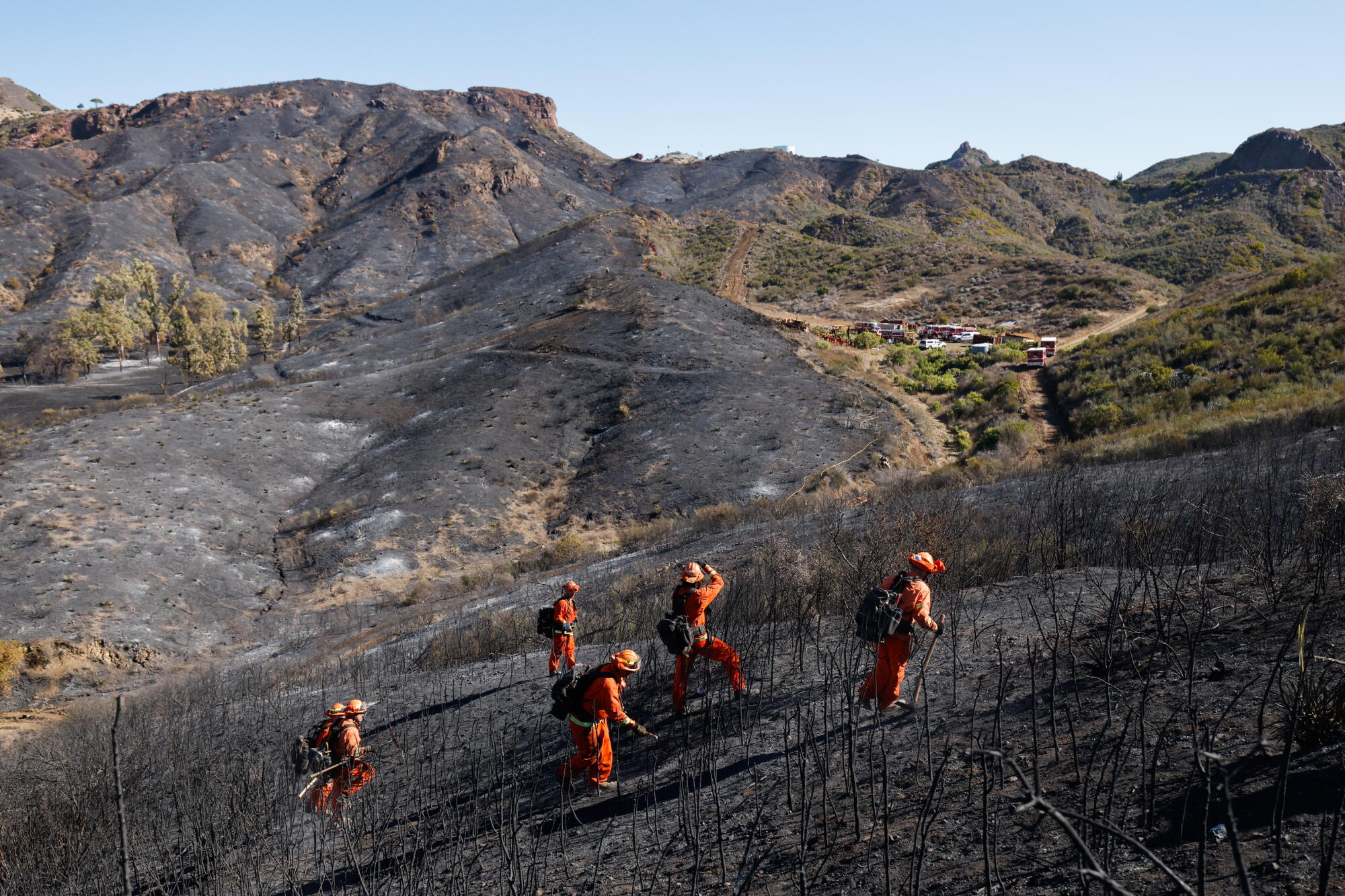 Threads For Scars Just 8 years after Woolsey, a new fire ignites in its burn scar - Los ...