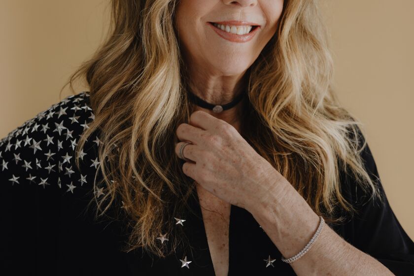 Portrait of actress, producer and musician Rita Wilson photographed at the Century City Fairmont. (Nolwen Cifuentes / For The Times)