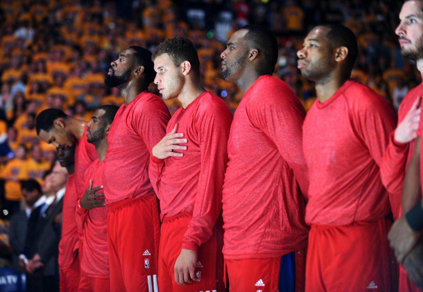 Clippers players protest