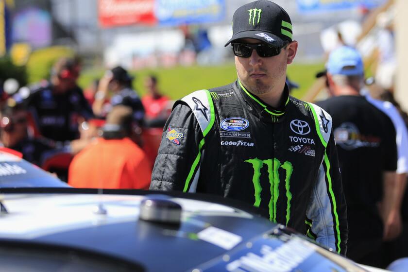 NASCAR driver Kyle Busch is two for two at Dover this weekend after winning the Truck Series race on Friday night and the Nationwide Series race on Saturday afternoon.