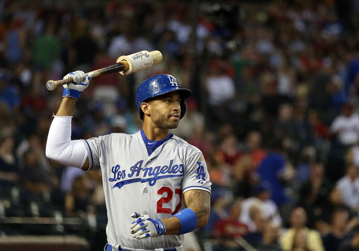 Matt Kemp will start at left field for the Dodgers on Wednesday after spending the last five days on the bench.