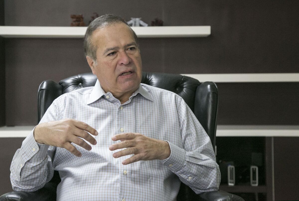 Tijuana's new mayor Arturo Gonzalez Cruz was photographed in his office on Thursday, October 9, 2019.