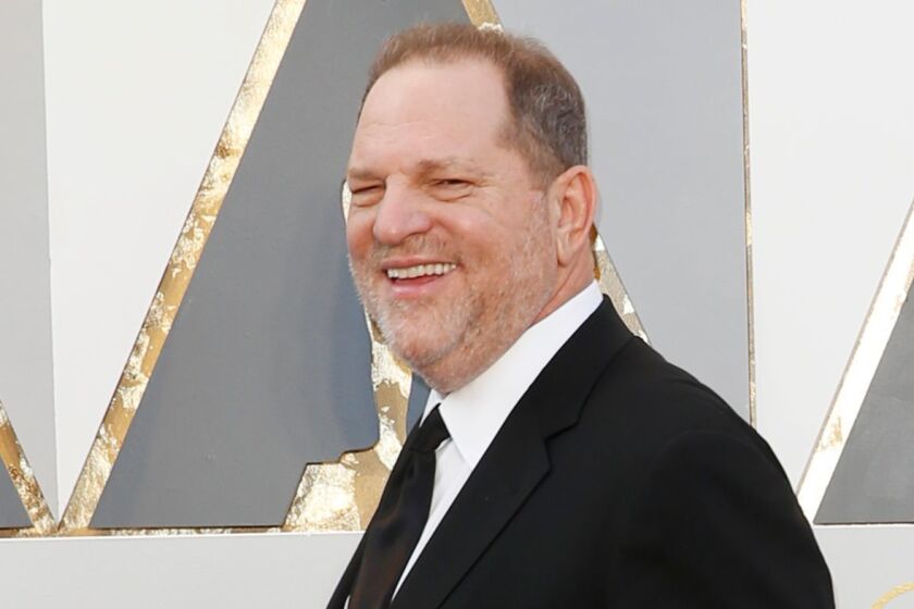 HOLLYWOOD, CA  February 28, 2016 Harvey Weinstein during the arrivals at the 88th Academy Awards on Sunday, February 28, 2016 at the Dolby Theatre at Hollywood & Highland Center in Hollywood, CA. (Jay L. Clendenin / Los Angeles Times)