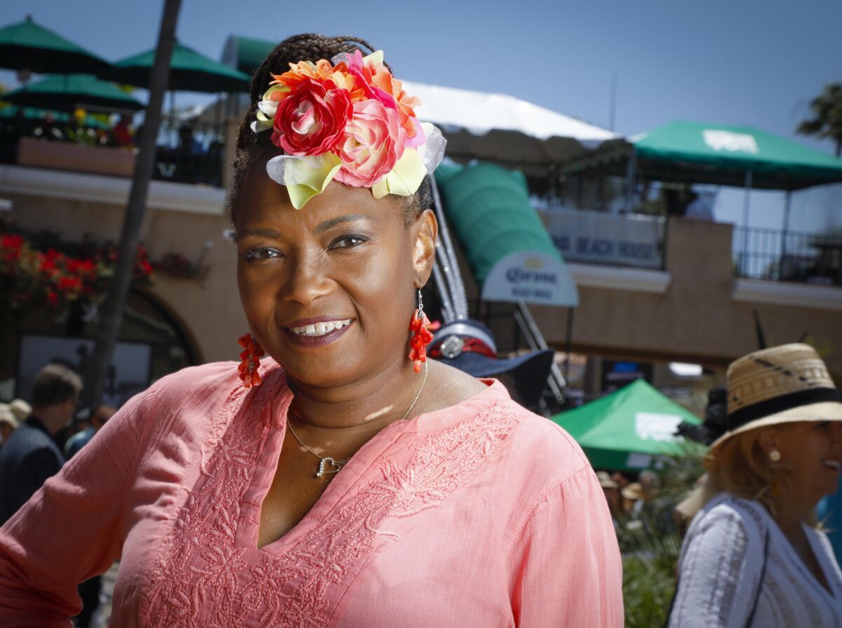 Opening Day of the summer horse racing meet at the Del Mar Racetrack meant the hats were out in force too.