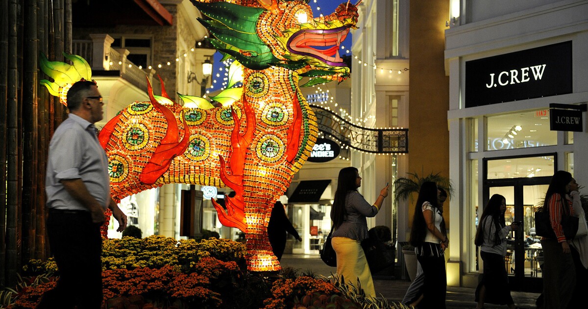 Malls Chinese New Year Los Angeles Times