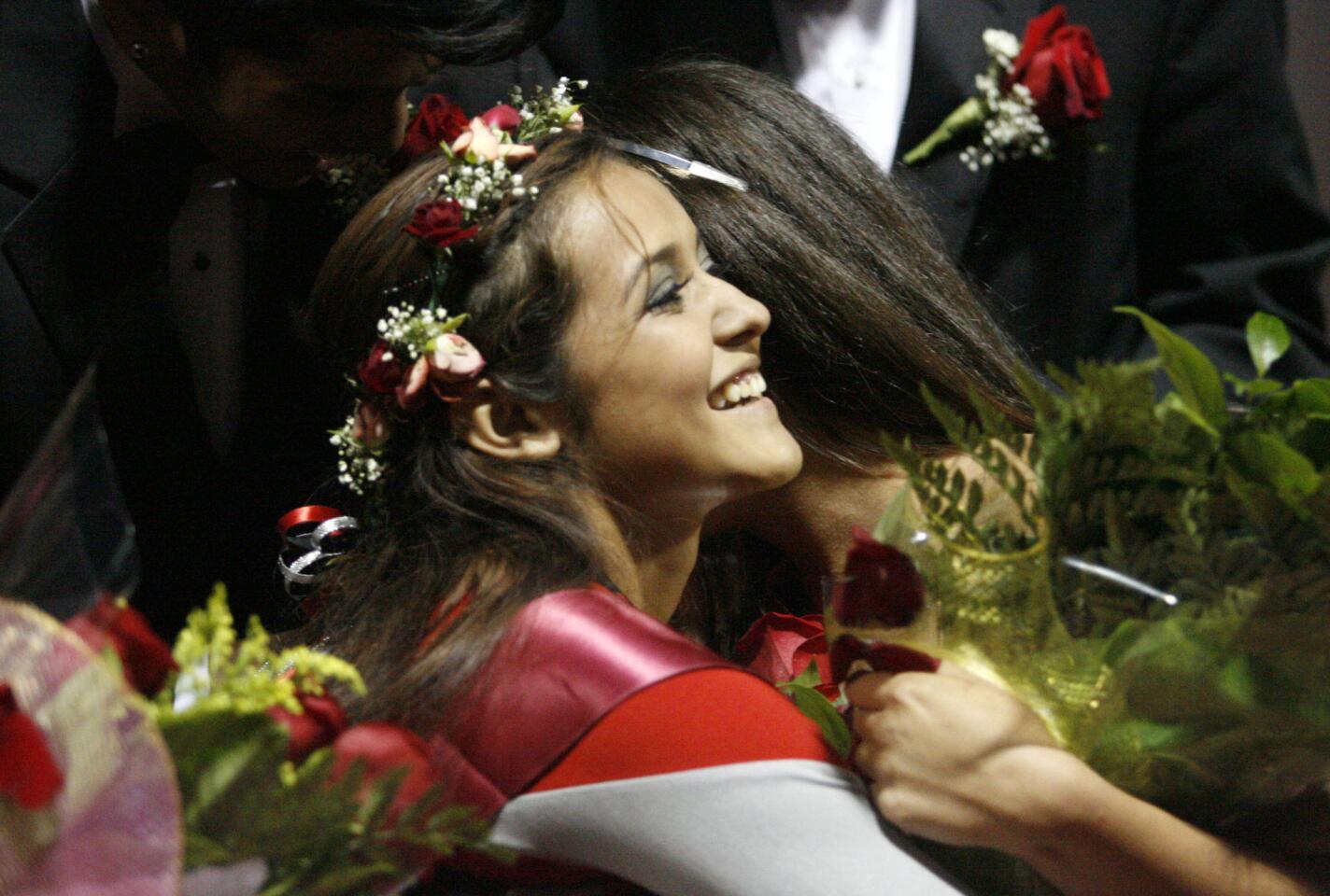 Glendale's and Hoover's homecoming court