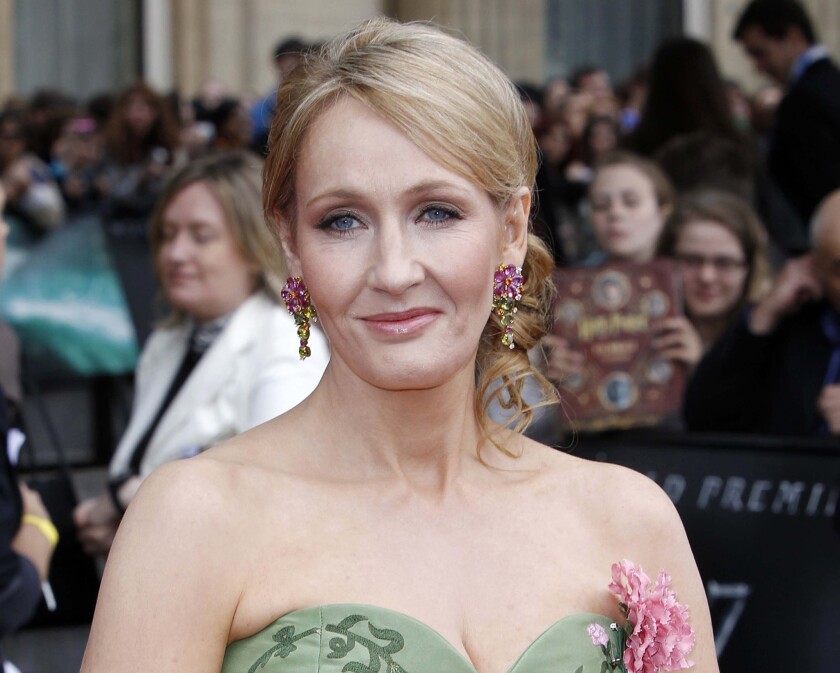J.K. Rowling has admitted that she got a little rowdy in her hotel room after finishing "Harry Potter and the Deathly Hallows."