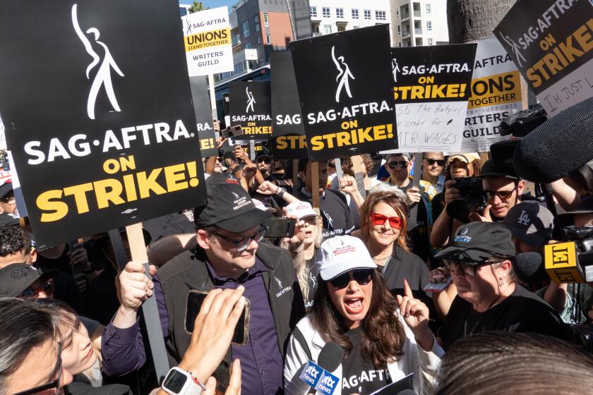 SAG-AFTRA joins the WGA in a strike against Hollywood