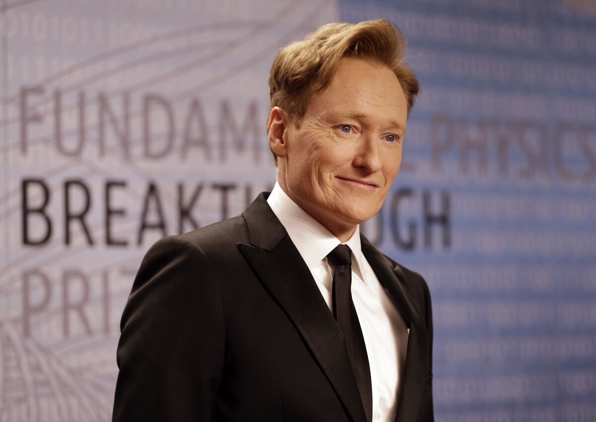 Conan O'Brien says the "Late Show" after Stephen Colbert takes over "is going to be fantastic."