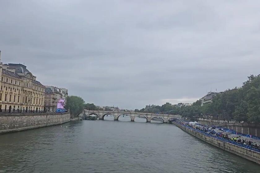 Seine River in Paris on July 26, 2024.