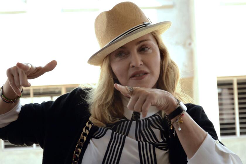 Madonna during a visit to Malawi in July.