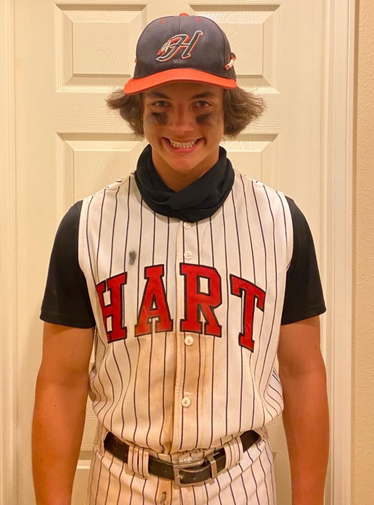 Hart catcher Matt Quintanar had three hits in a season-opening baseball victory.