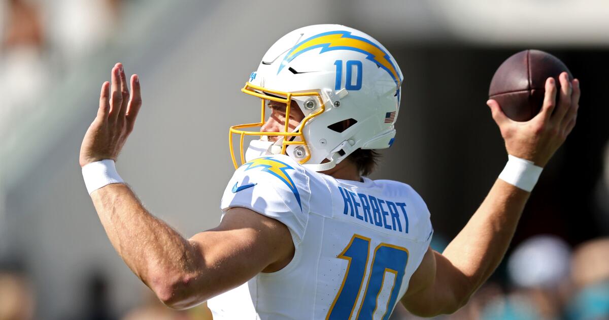 Some changes are afoot for Justin Herbert and the Chargers